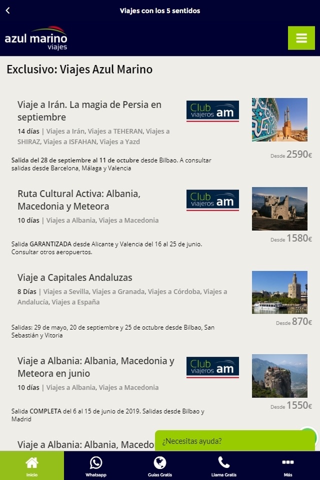 Azul Marino Viajes screenshot 4