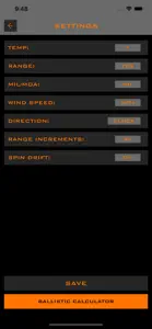 HORUS Ballistics screenshot #9 for iPhone