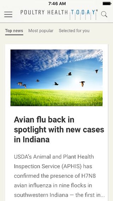 Poultry Health Today Screenshot