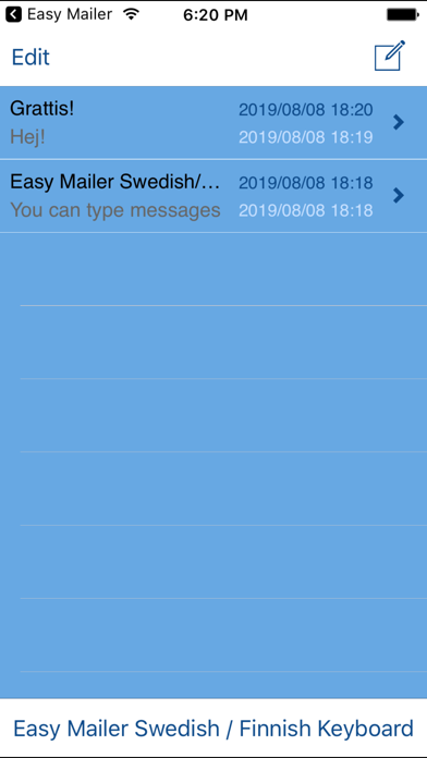 Easy Mailer Swedish Keyboardのおすすめ画像3
