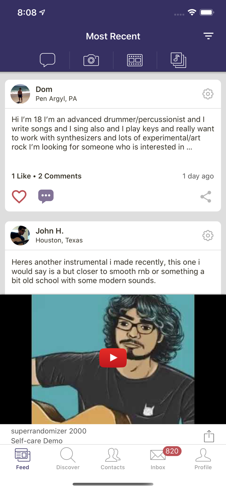 BandFriend - Find Musicians screenshot 3