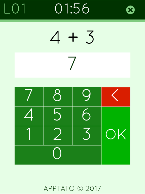 Screenshot #4 pour Addition Mathe 2 (Complète)