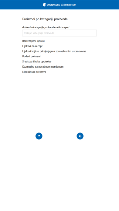Bosnalijek Vademaecum Screenshot
