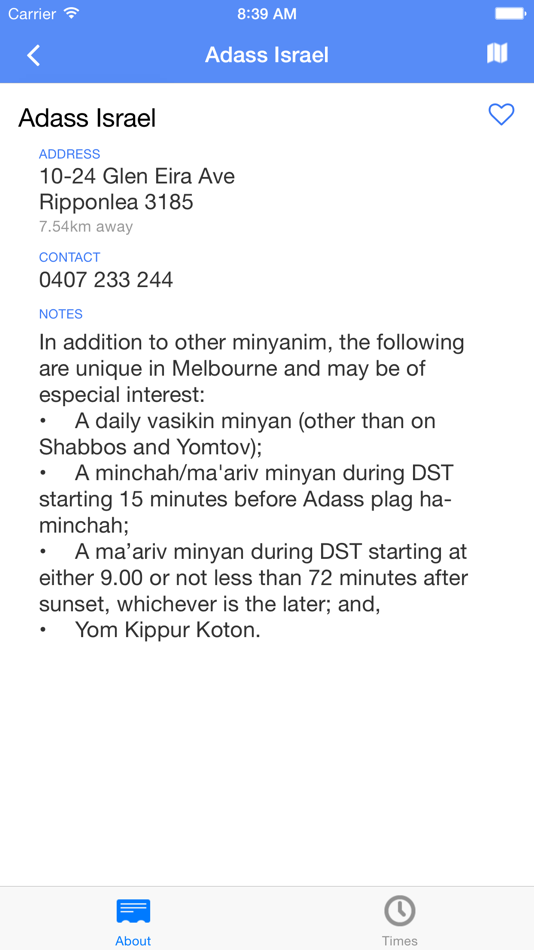 #2. Minyan Maven (iOS) 게시자: David J Havin
