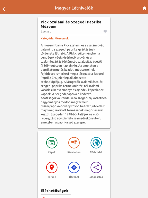 Screenshot #6 pour Magyar Látnivalók