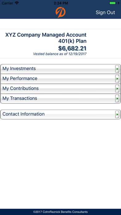Screenshot #1 pour CohnReznick Benefits Consult