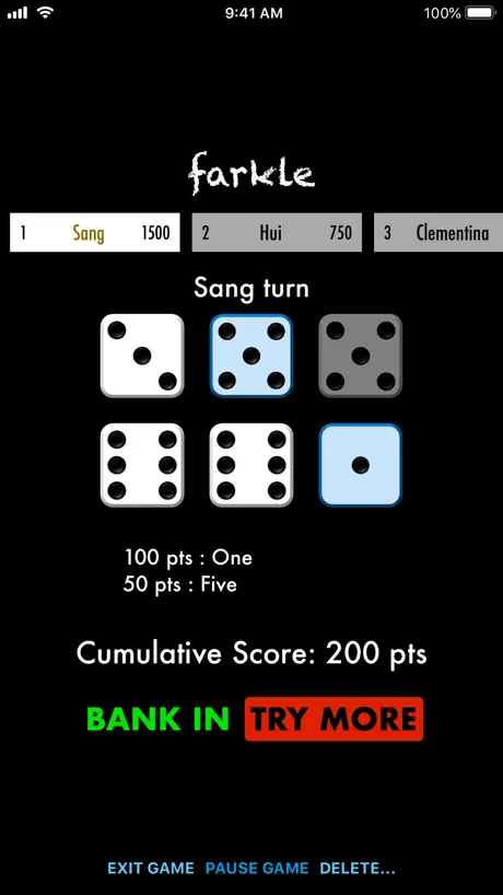 Farkle Game