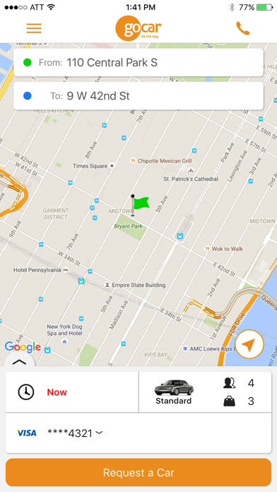 Screenshot #3 pour GoCar - New York Car Service