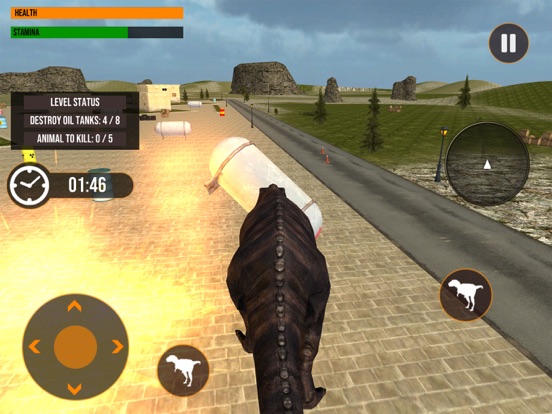 Screenshot #4 pour Dinosaur in Fighting Arena