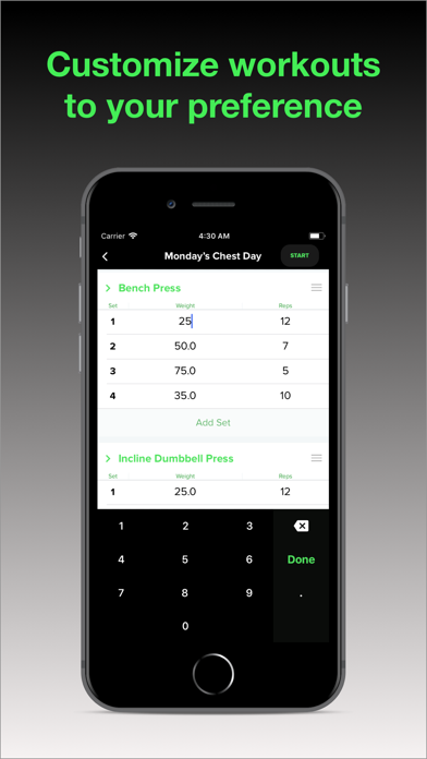 Lift - Workout Manager screenshot 2
