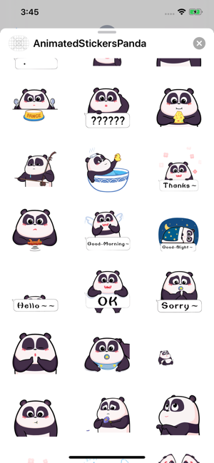 Animated Stickers Panda 3D(圖2)-速報App