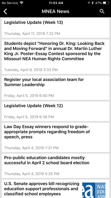 Missouri NEA screenshot 4