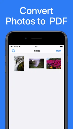 Screenshot von Photo To PDF Converter Scanner auf dem iPhone 1