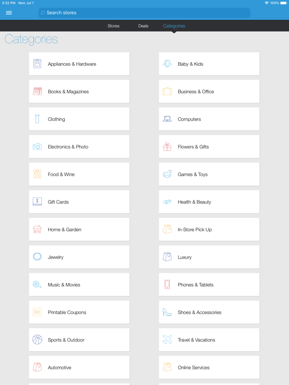 Retail Benefits iPad screenshot 4 - Shopping app