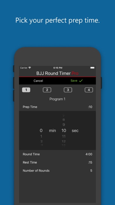 BJJ Round Timer Pro Screenshot