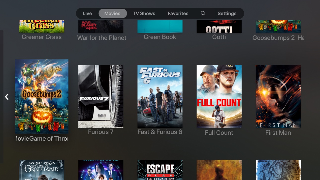 Apple TV screenshot