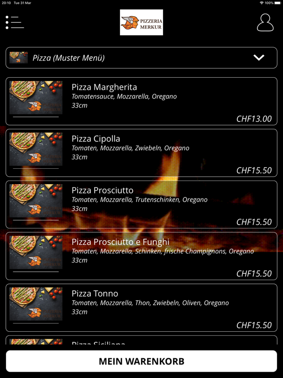 Screenshot #5 pour Pizzeria Merkur Allschwil