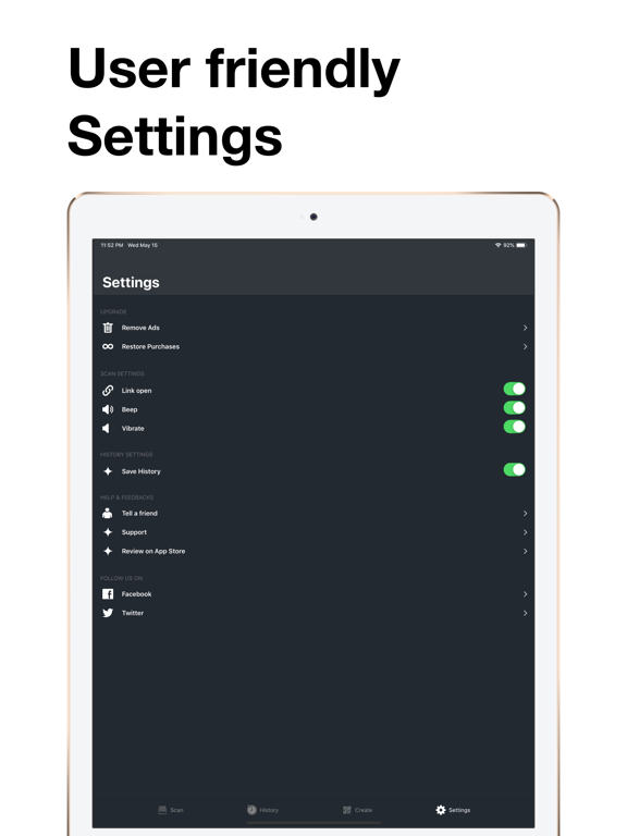 Barcode Scanner .. iPad screenshot 5 - Utilities app