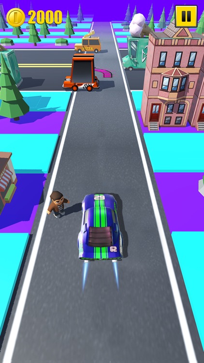 Traffic Taxi Run Game 2019 screenshot-5