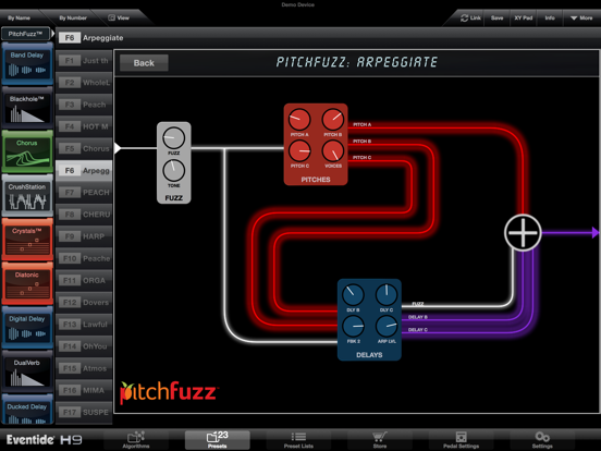H9 Control iPad app afbeelding 6