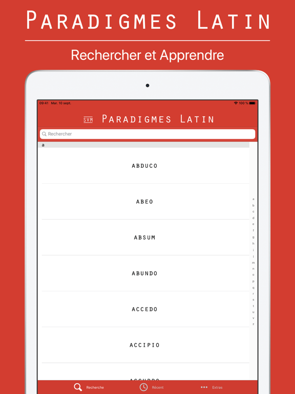 Screenshot #4 pour Paradigmes Latin