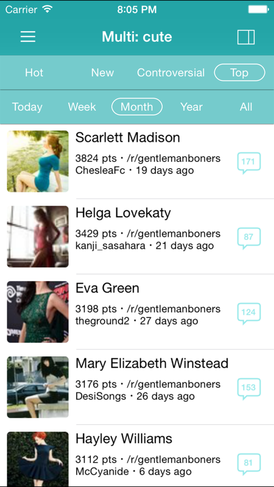 #3. Redditor - the perfect client (iOS) 由: Tyanya Software LLC.