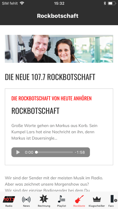 DIE NEUE 107.7 - Radio screenshot 3