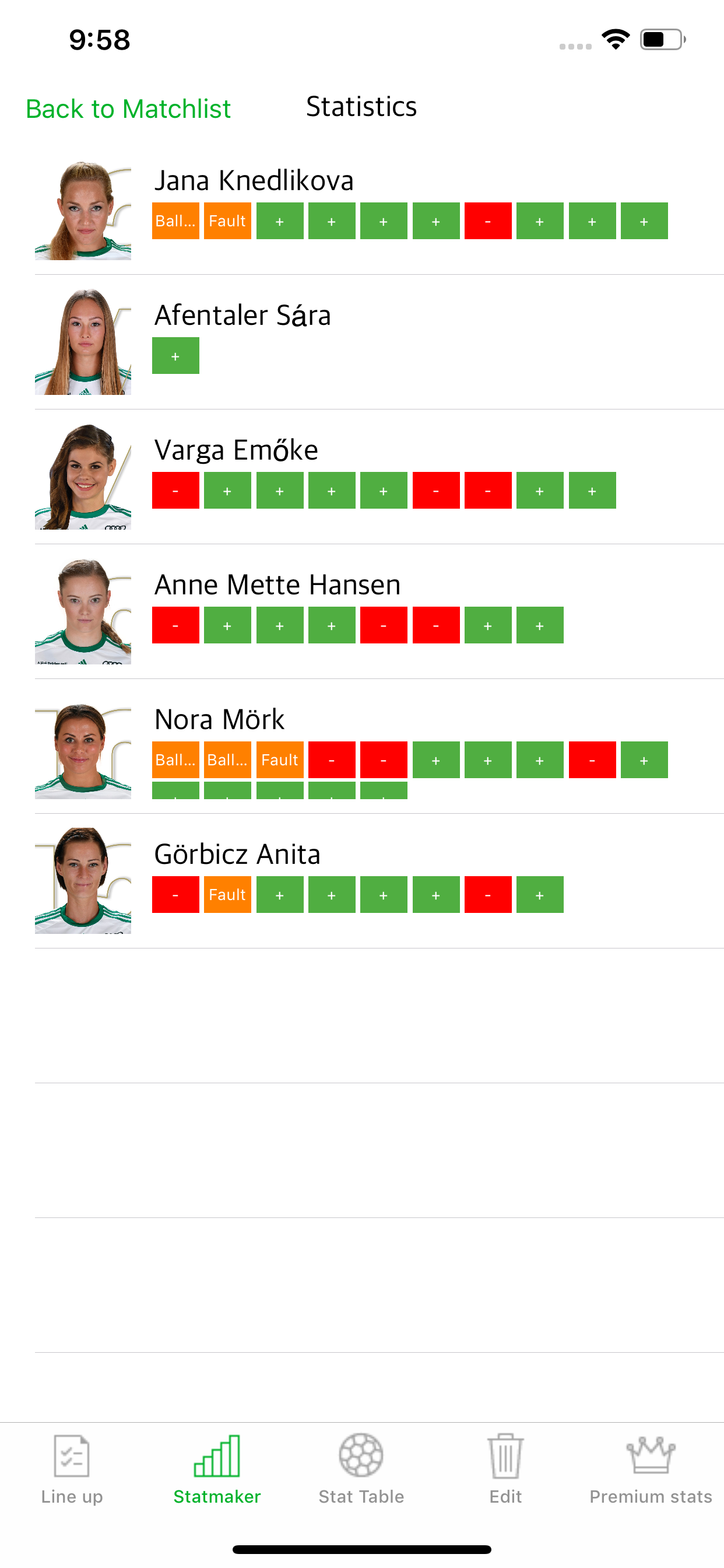 SportStatsCreator screenshot 4