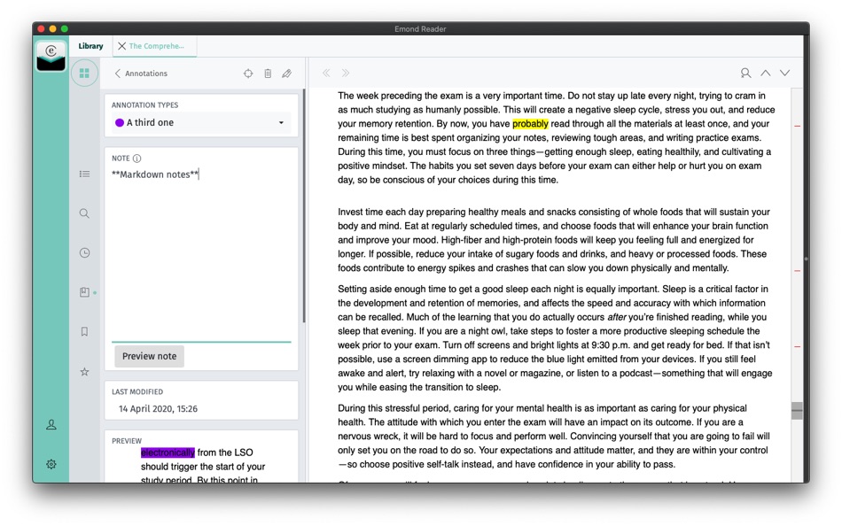 #8. Emond Reader (macOS) 由: CogniLore
