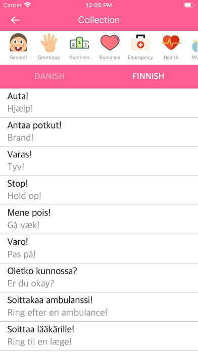 Screenshot #2 pour Danish Finnish Dictionary