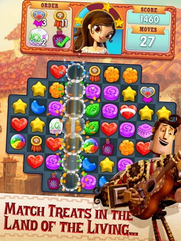 Скриншот из Sugar Smash: Book of Life