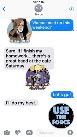 Game screenshot Star Wars Stickers: 40th Anniv hack