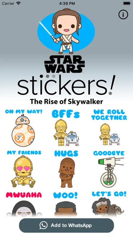 The Rise of Skywalker Stickers screenshot 1 of 4