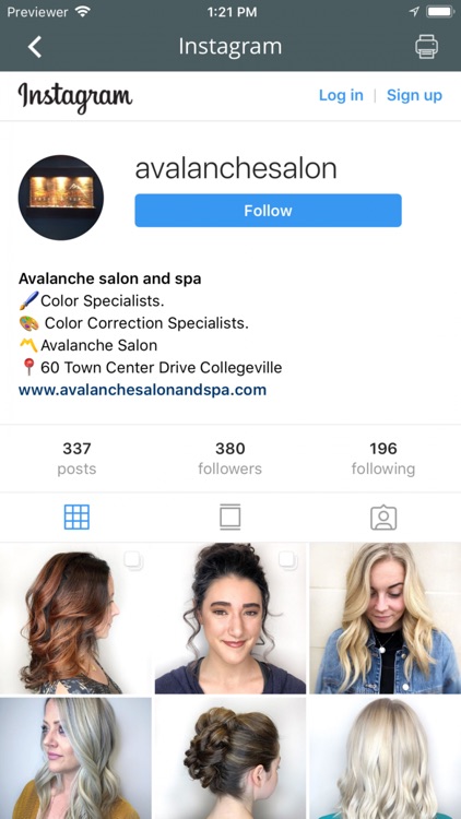 Avalance Salon