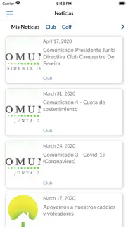 club campestre pereira iphone screenshot 4