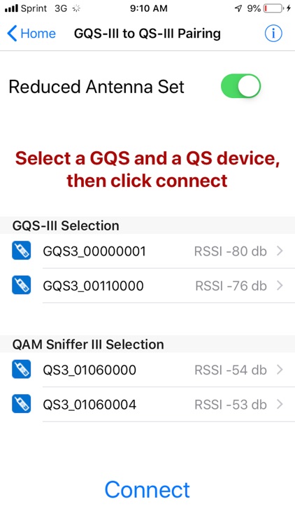 ComSonics GQSIII/QSIII Pairing