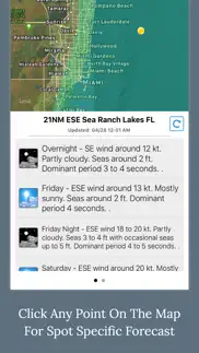 florida boating weather iphone screenshot 2