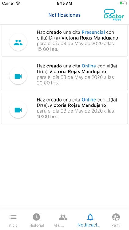 Inlife Doctor Video (Paciente)