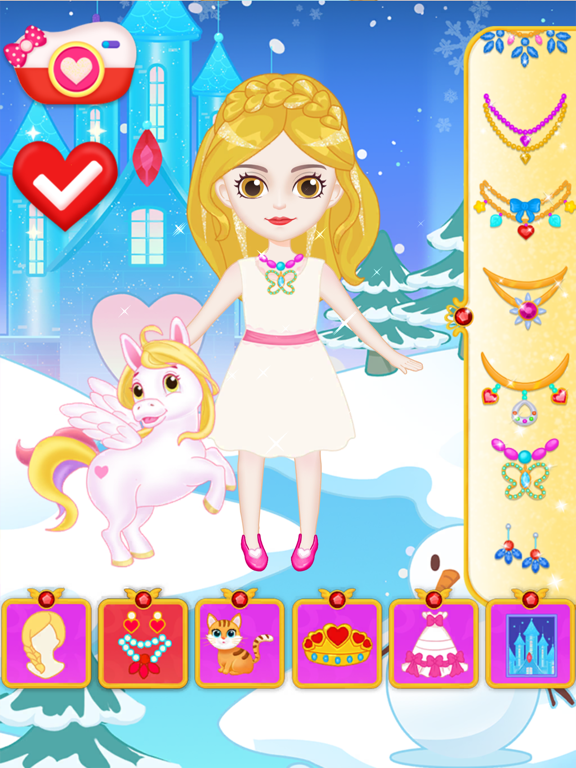 Princess Makeup Dress Design iPad screenshot