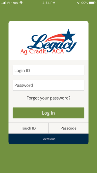 Legacy Ag Credit Ag Banking Screenshot