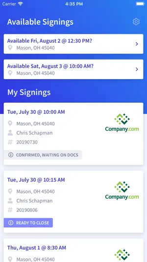 Signing Catch screenshot 2