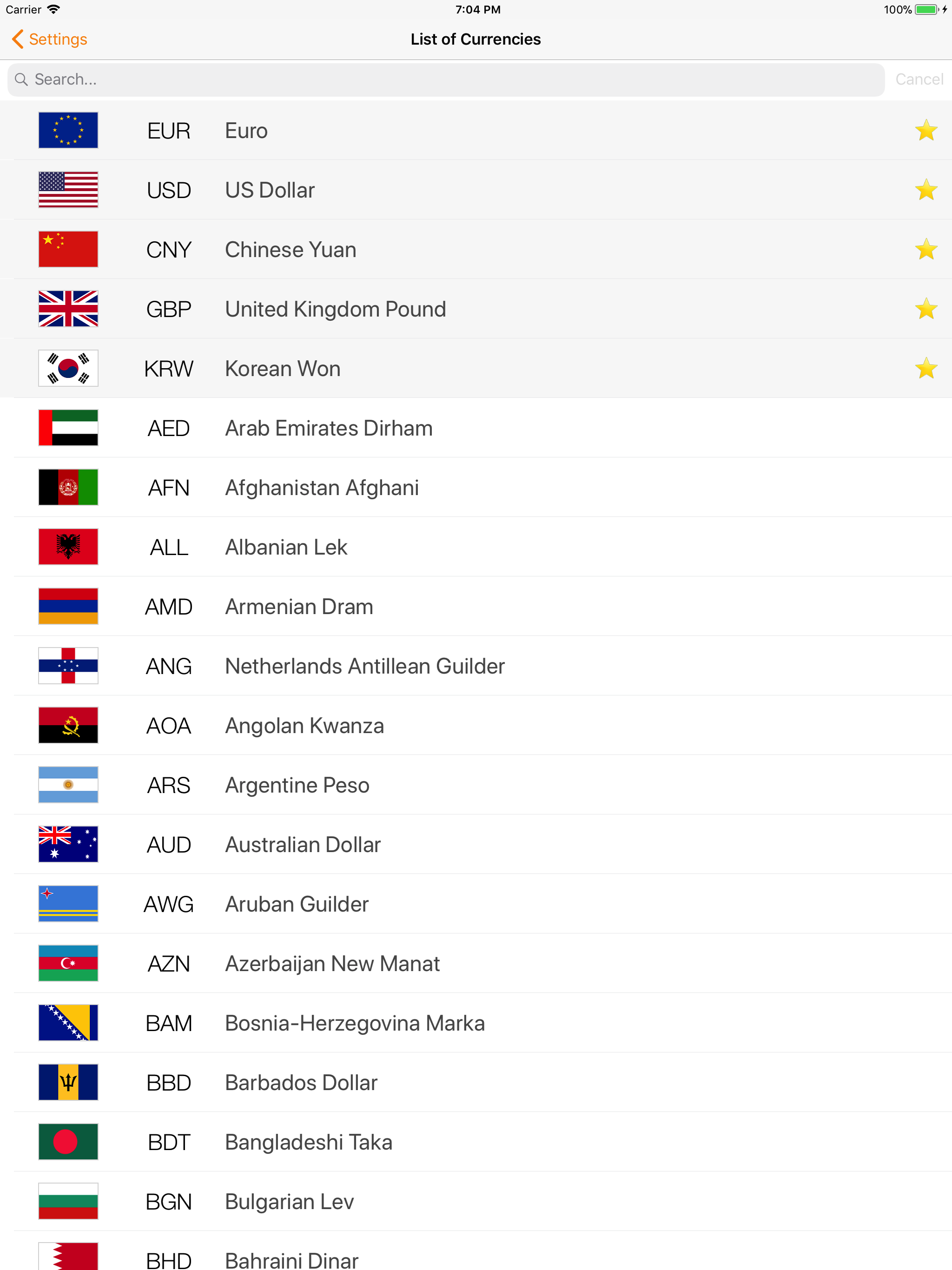 Currency converter: Exchange screenshot 6