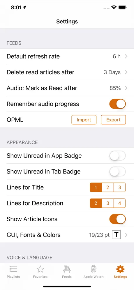 Legi (RSS Feed Reader)