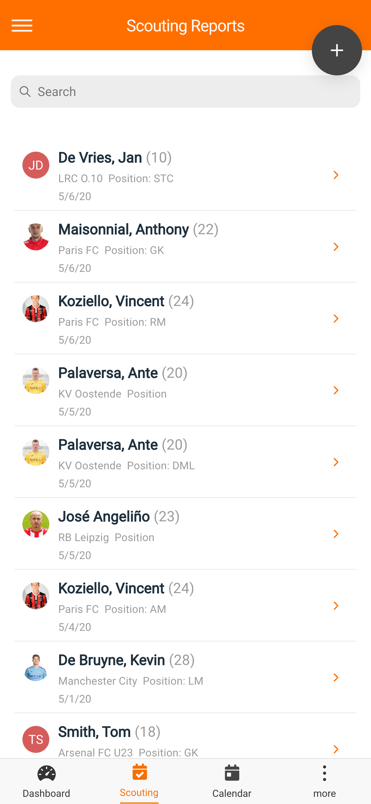 SoccerLAB Scout screenshot 3