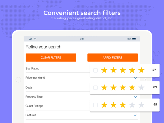 Hotelsmotor - hotel finder app iPad screenshot 6 - Travel app