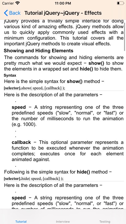 Tutorial for jQuery screenshot-5