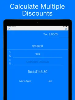 Discount Calculator ∙ Sale Amt iPad image 2
