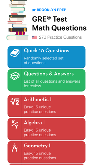 Brooklyn Prep - GRE® Math Test(圖1)-速報App