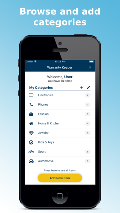 Warranty Keeper App screenshot 2
