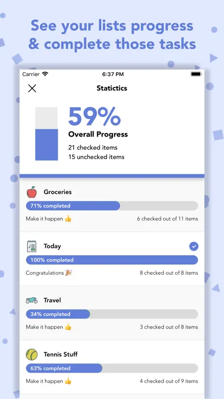 Lists To-do